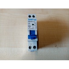 CHNT SINGLE POLE & NUTRAL CIRCUIT BREAKER NBH8 40H C6 230v ~ MCB CURVED CARAVAN MOTORHOME sc122T3